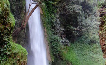 The mind blowing beauty of Tiger Fall in the valleys of Uttarakhand