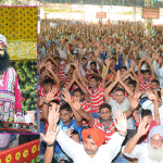 Spiritual congregation on the pious day