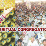 Spiritual congregation on the pious day