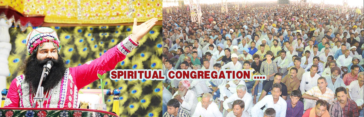 Spiritual congregation on the pious day