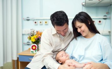 New Parents Learning the Parenting Business