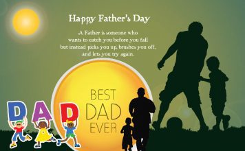 Father is like a huge Tree under whose shade we grow FATHER’S DAY : JUNE 19