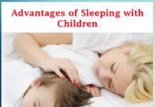 Advantages of sleeping with children