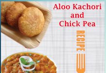Aloo Kachori and Chick Pea