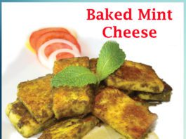 Baked Mint Cheese