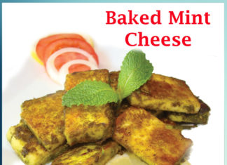 Baked Mint Cheese