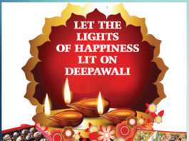 LET THE LIGHTS OF HAPPINESS LIT ON DEEPAWALI
