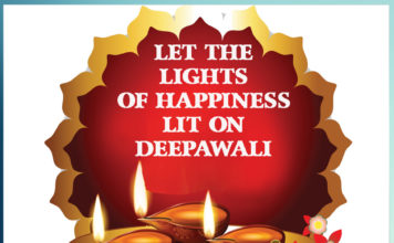 LET THE LIGHTS OF HAPPINESS LIT ON DEEPAWALI