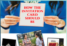 HOW THE INVITATION CARD SHOULD BE