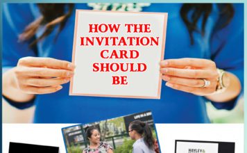 HOW THE INVITATION CARD SHOULD BE