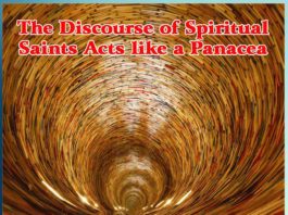 The Discourse of Spiritual Saints Acts like a Panacea