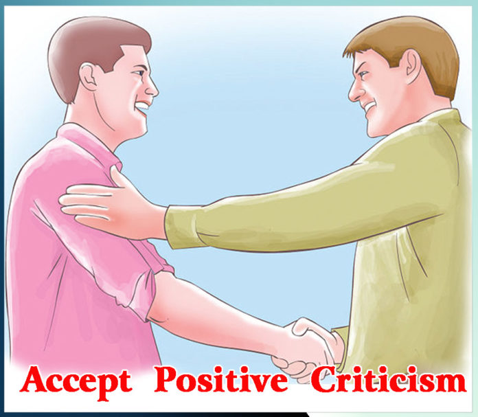 Accept Positive Criticism