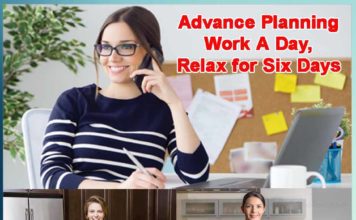 Advanced Planning and Scheduling: Work A Day & Relax For 6 Days advanced planning and scheduling for kitchen and cooking tips sachi shiksha