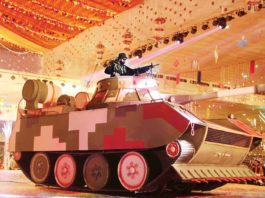 Dera Sacha Sauda Coloured in Patriotic Hue Dera Sacha Sauda Coloured in Patriotic Hue