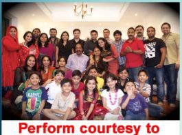 Perform courtesy to the guests - sachi shiksha