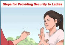 Steps for Providing Security to Ladies