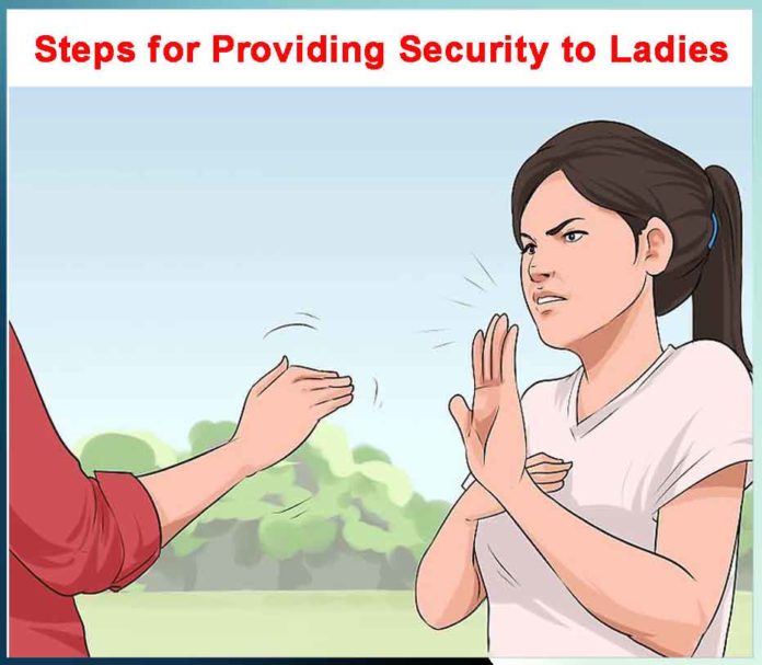 Steps for Providing Security to Ladies