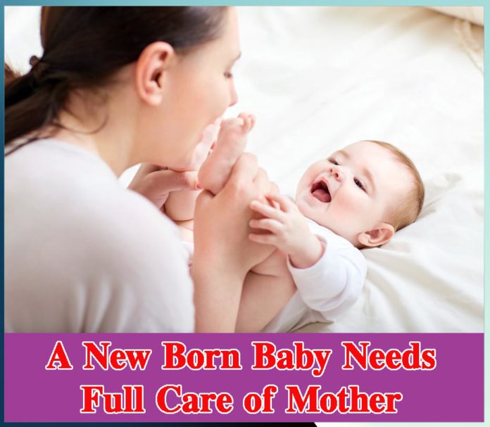 A New Born Baby Needs Full Care of Mother - sachi shiksha