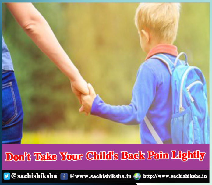 Don't Take Your Child's Back Pain Lightly