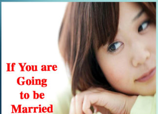 If You are Going to be Married