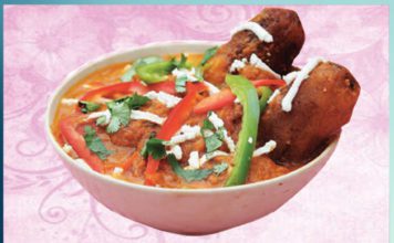 Stuffed Potato with Gravy - Sachi Shiksha
