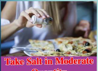 Take Salt in Moderate Quantity - Sachi Shiksha