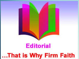 That is Why Firm Faith is Necessary