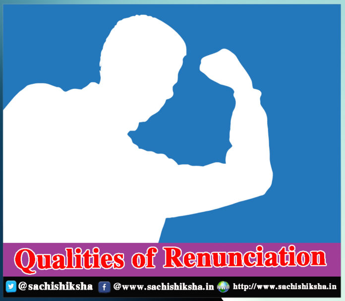 Qualities of Renunciation