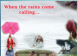 rain comes Sachi Shiksha