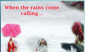 rain comes Sachi Shiksha