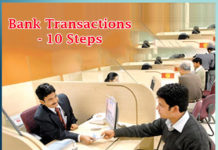 Bank Transactions - 10 Steps - Sachi Shiksha