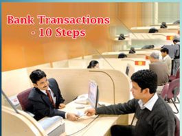 Bank Transactions - 10 Steps - Sachi Shiksha