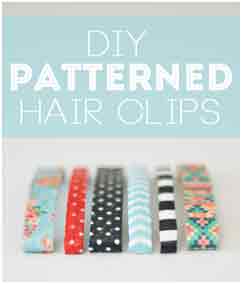 DIY Patterned Hair Clips - Sachi Shiksha