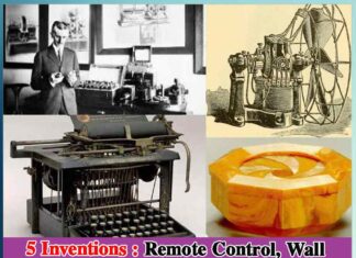 5 Inventions: Remote Control, Wall Clock, Plastic, Fan and Typewriter - Sachi Shiksha