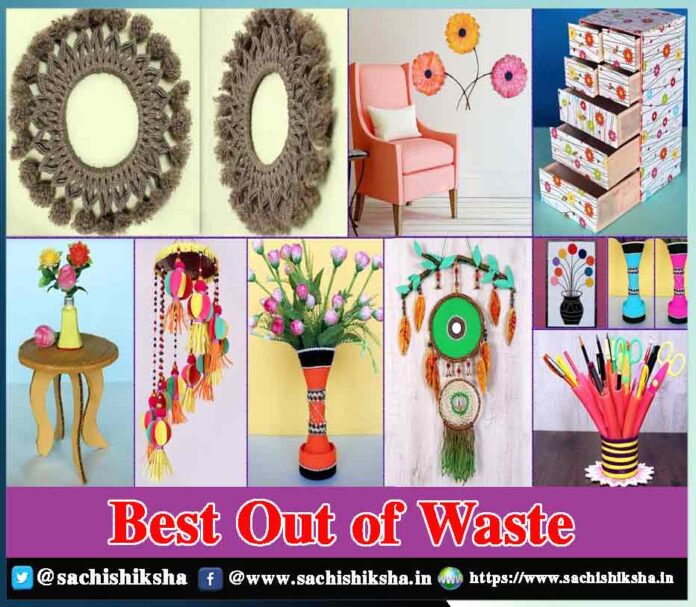 Best Out of Waste DIY Crafts Ideas - Sachi Shiksha