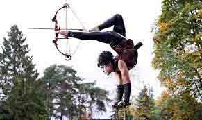 Farthest Arrow Shot Using Her Feet - 40 feet, 4.64 inches - Sachi Shiksha