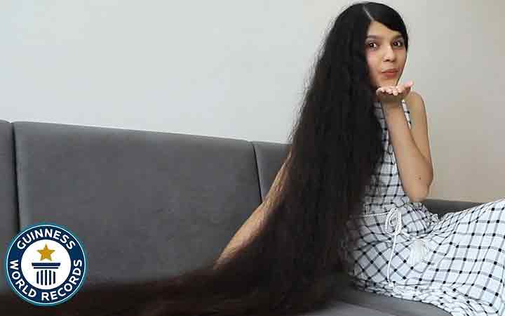 Longest Hair on a Teenager - 5 feet, 7 inches - Sachi Shiksha