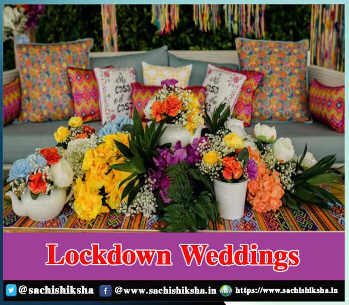 Lockdown weddings