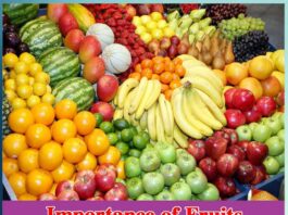 Importance of Fruits