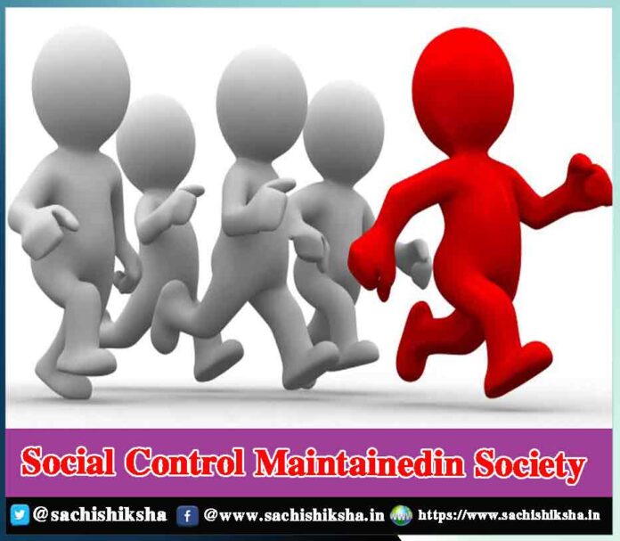 Social  Control Maintainedin Society