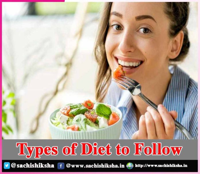 Types of Diet to Follow