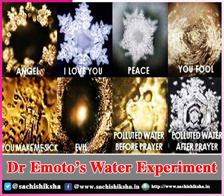 dr masaru emoto wasser experiment