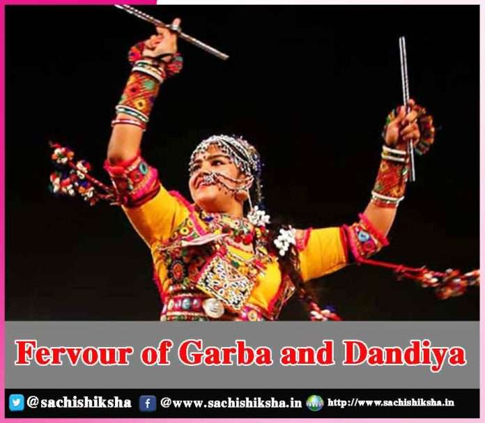 Fervour of Garba and Dandiya -sachi shiksha