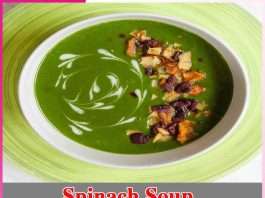 Spinach Soup -sachi shiksha