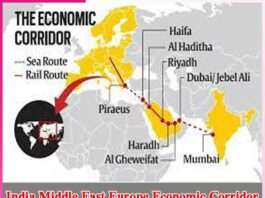India Middle East Europe Economic Corridor -sachi shiksha