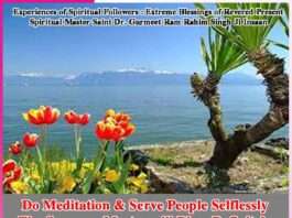 Do Meditation & Serve People Selflessly
