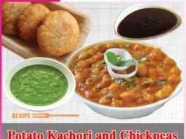 Potato Kachori and Chickpeas-sachi shiksha