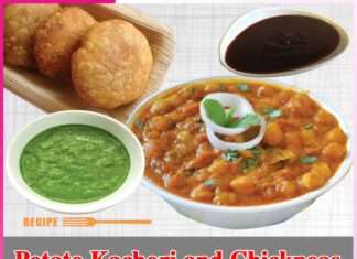 Potato Kachori and Chickpeas-sachi shiksha