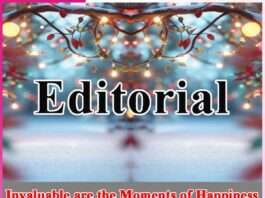 Editorial Invaluable are the Moments of Happiness