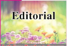 Editorial Let’s Come Together to Conserve Water for Our Future